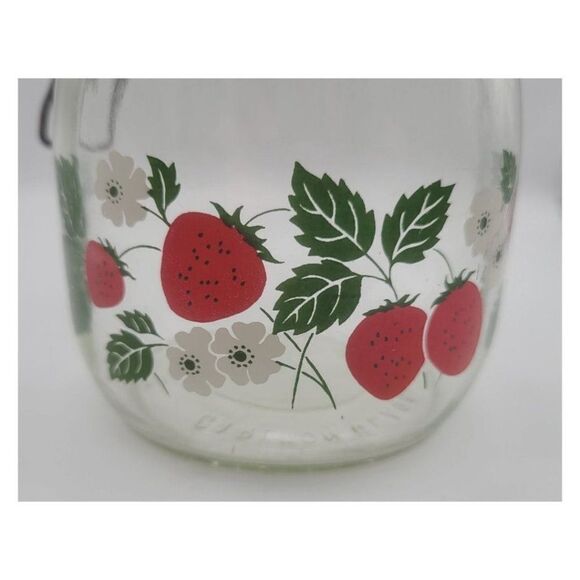 Vintage Carlton Glass Strawberry Jar - Picture 3 of 6